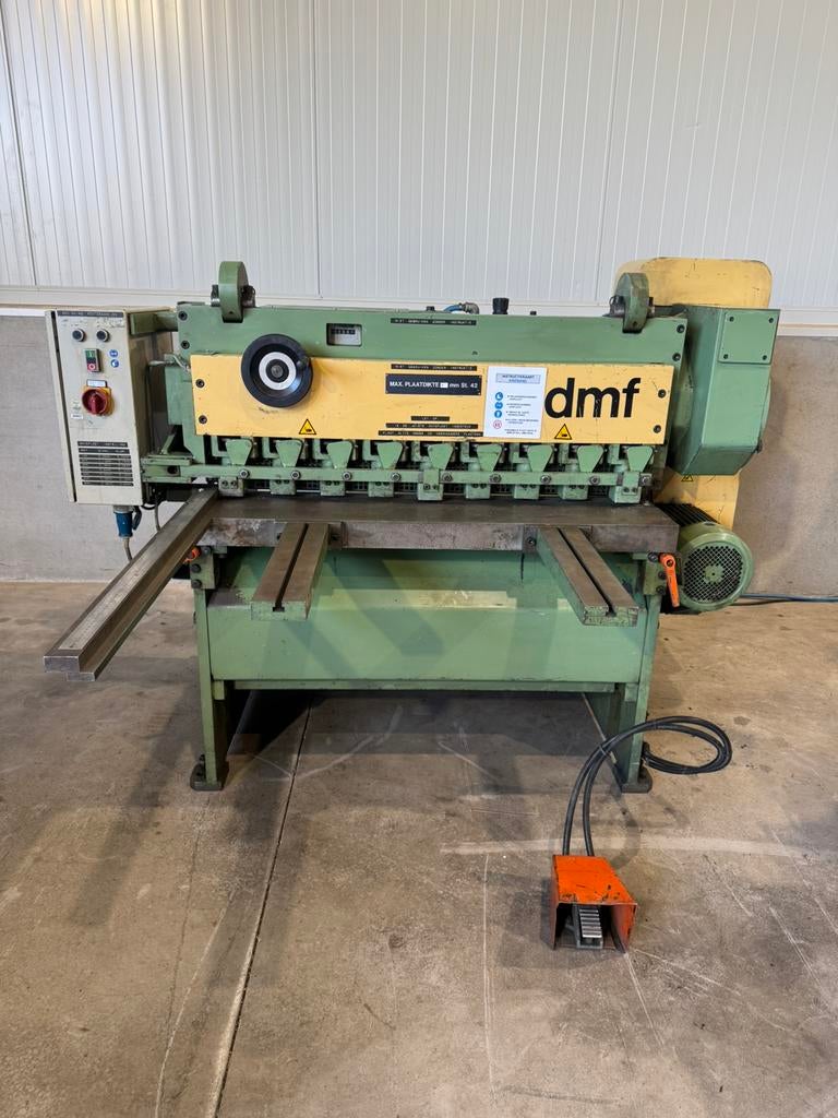 Guillotineschaar DMF 1100mm x 8mm, Ophalen, Gebruikt