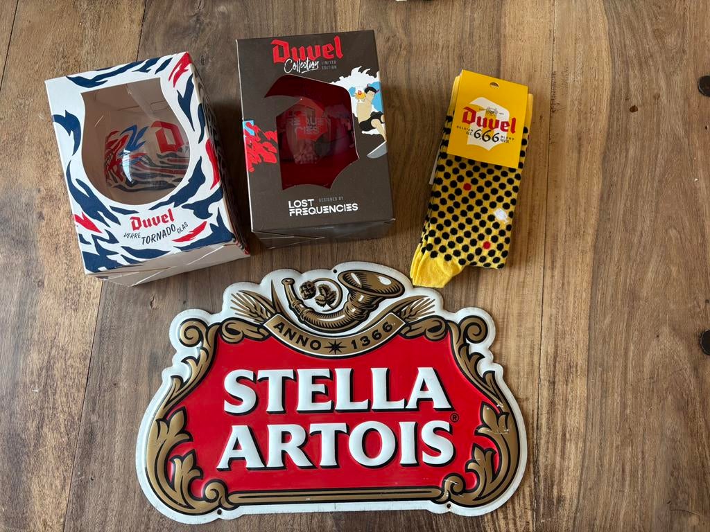 Stella artois duvel glazen, Verzamelen, Ophalen, Zo goed als nieuw, Duvel