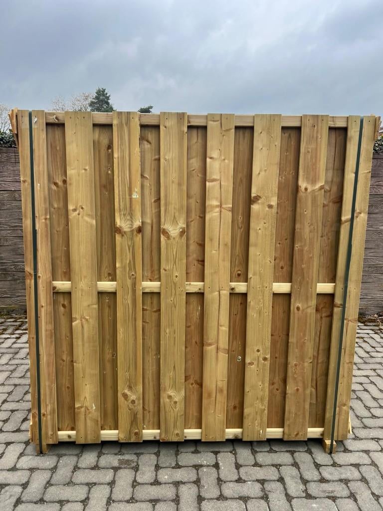 Houten scherm 180 cm x 180 cm, Ophalen, 150 tot 200 cm, Nieuw, 150 tot 200 cm