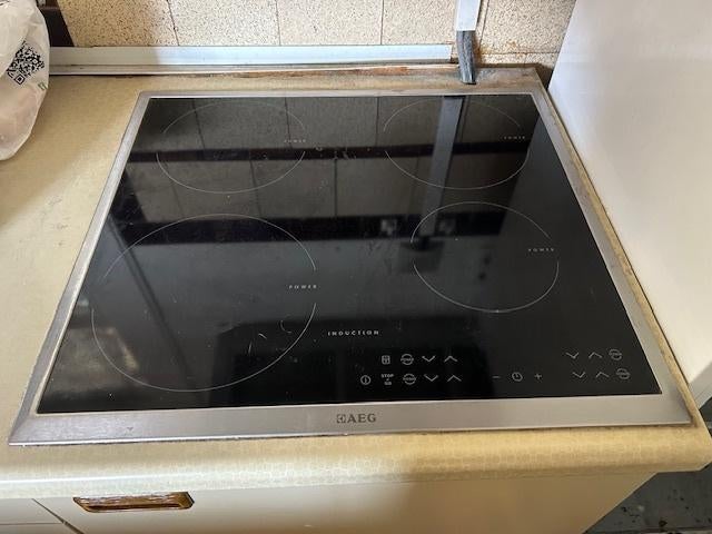 inductie kookplaat, Elektronische apparatuur, Ophalen, Gebruikt, 4 kookzones, Inbouw