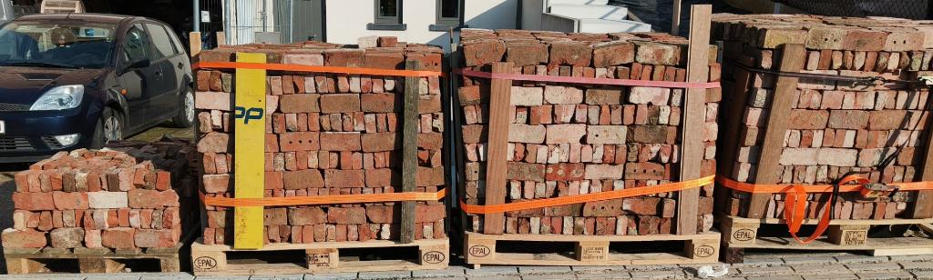 gevelsteen, Doe-het-zelf en Bouw, Ophalen, Gebruikt, Bakstenen