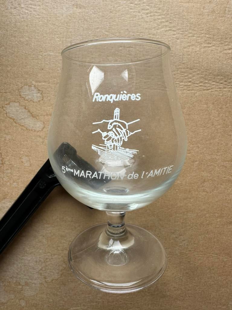 6 verres uniques Durobor. Événement à Ronquières, Enlèvement ou Envoi, Comme neuf