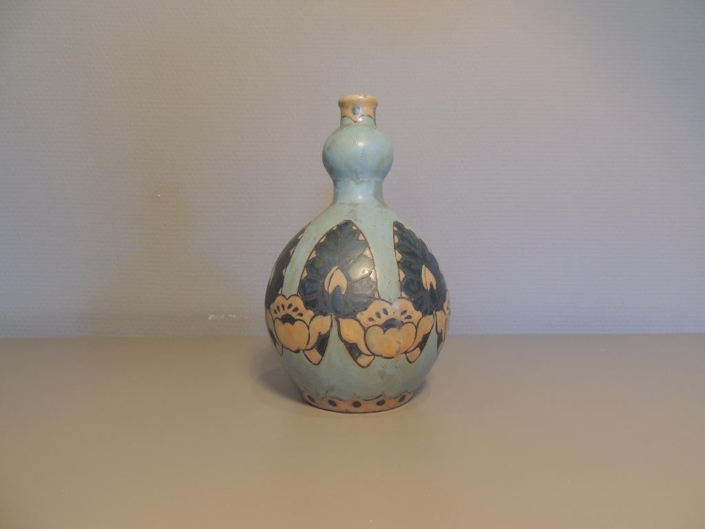 Charles Catteau vaas van keramiek in steengoed, Antiek en Kunst, Ophalen of Verzenden