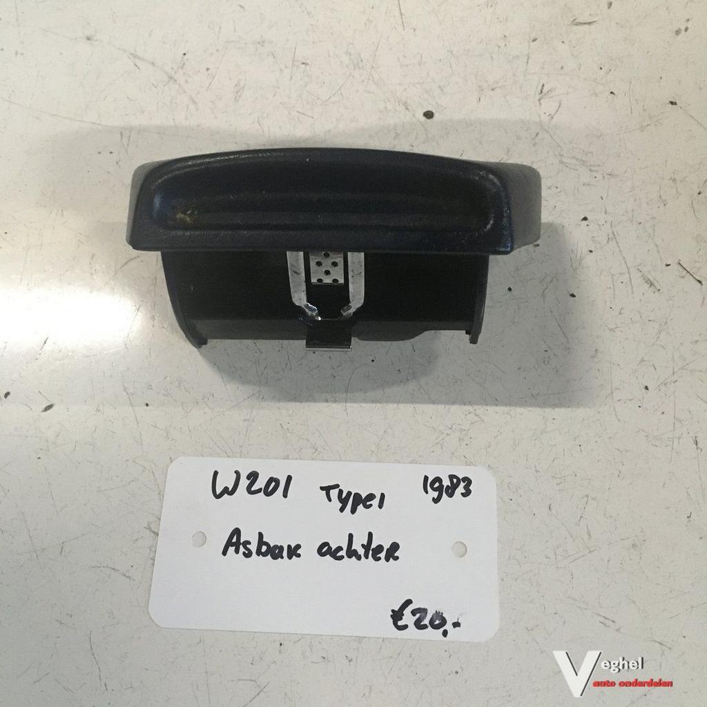 Mercedes W201 1983 Asbak Achter, -, Utilisé, -, -