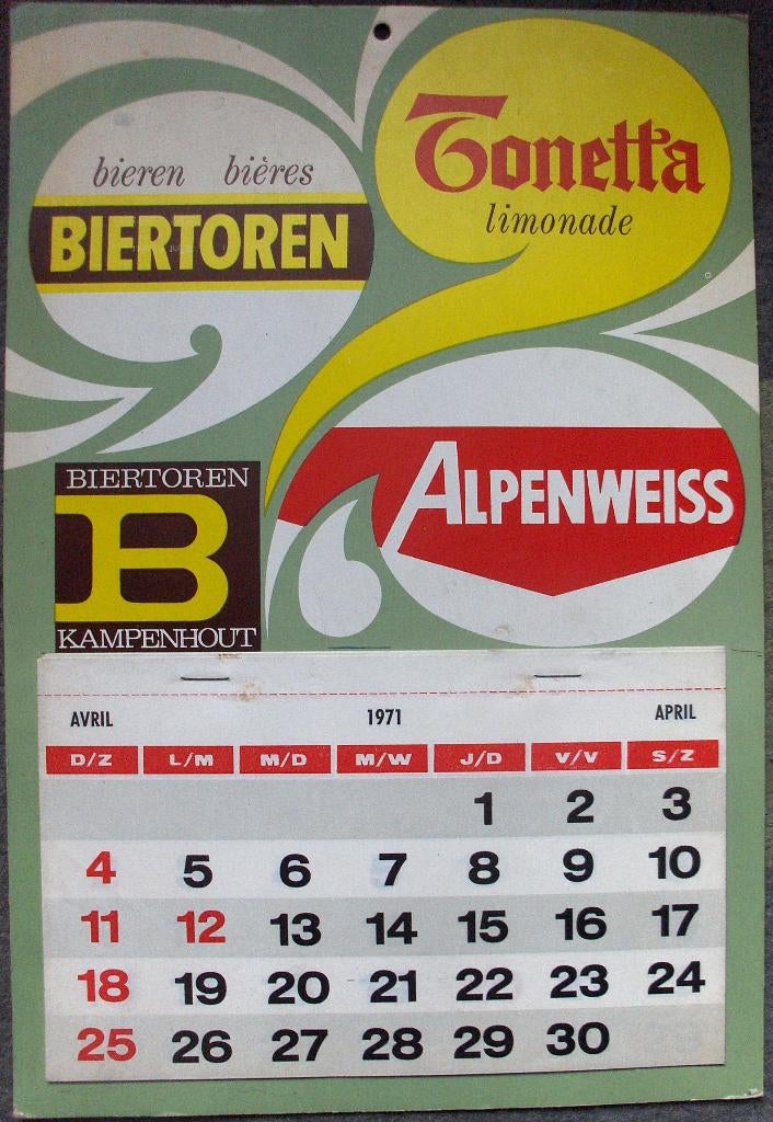 Ik zoek Tonetta - Biertoren kalenders - wie biedt wat aan?, Ophalen of Verzenden, Gebruikt, Overige typen, Overige merken