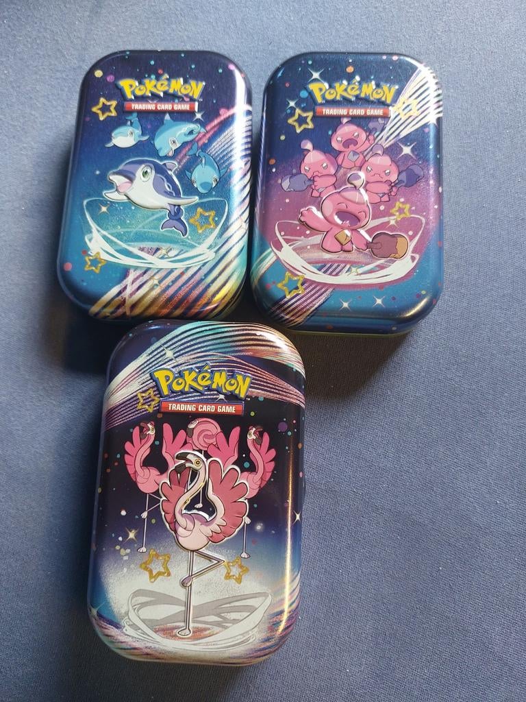 3x Pokémon Scarlet & Violet Paldean Fates Mini Tin, Ophalen of Verzenden