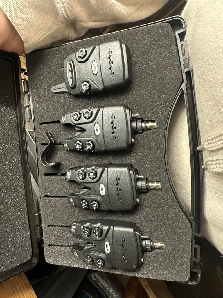 3 beetmelders met ontvanger, Watersport en Boten, Hengelsport | Karpervissen, Ophalen, Zo goed als nieuw