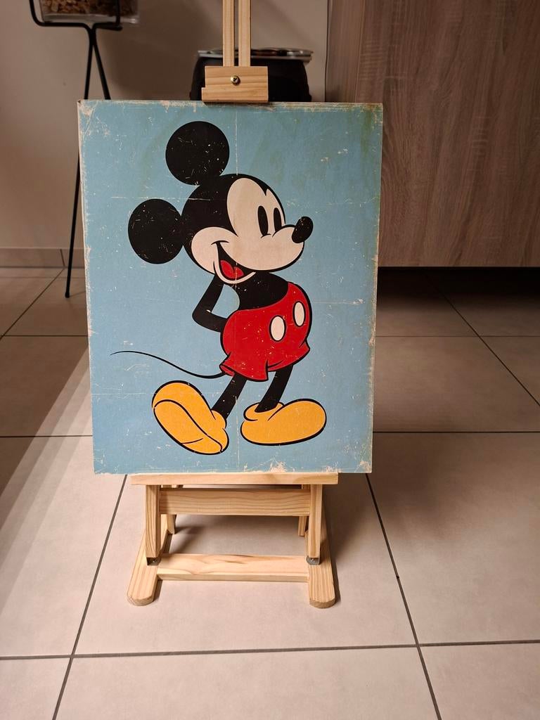 Mickey Mouse op statief, Antiek en Kunst, Ophalen