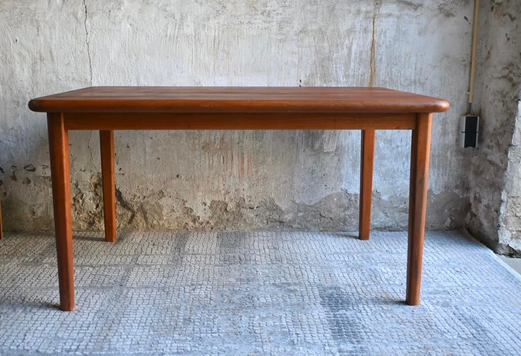 Eettafel Deens Design vintage Korup Stolefabrik Massief Teak, Maison & Meubles, Tables | Tables à manger, Comme neuf, Enlèvement