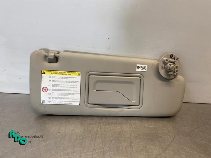 Zonneklep van een Chevrolet Spark (Spark 09-), Auto-onderdelen, Interieur en Bekleding, Gebruikt, -, Ophalen of Verzenden, -