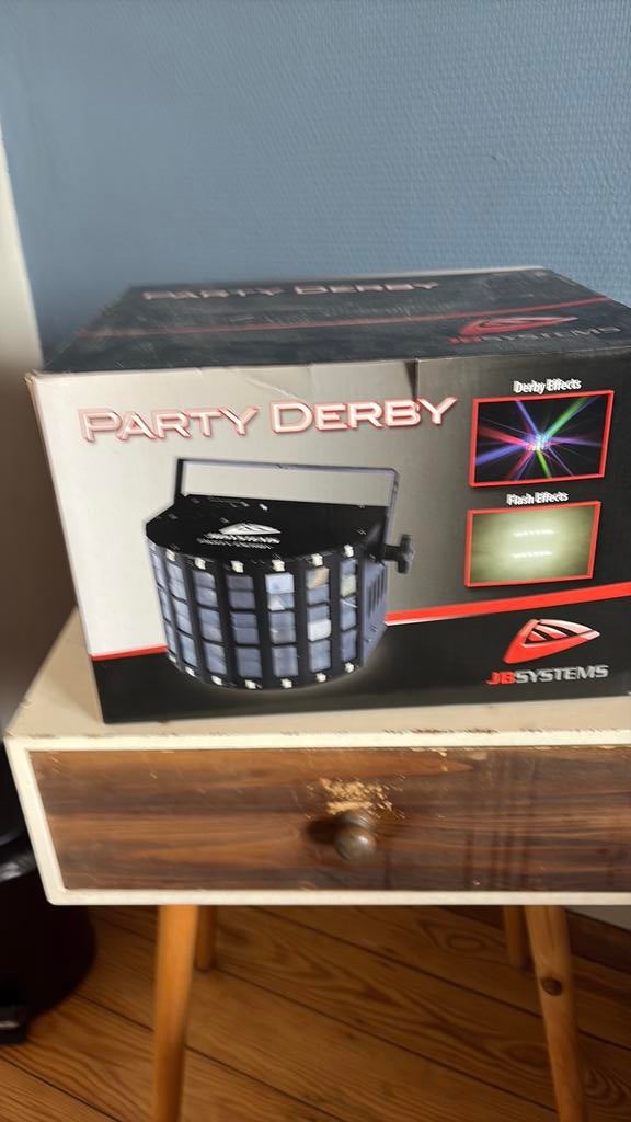 PARTY DERBY JB SYSTEMS, Muziek en Instrumenten, Licht en Laser, Nieuw, Licht, Geluidgestuurd, Kleur, Stroboscoopeffect, Ophalen