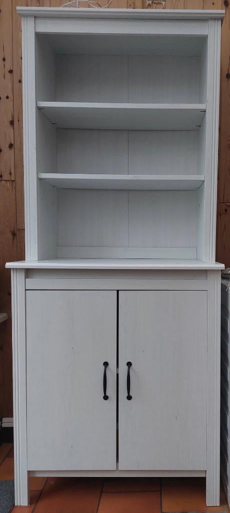 Ikea kast brusali wit 2st, Enlèvement, Utilisé