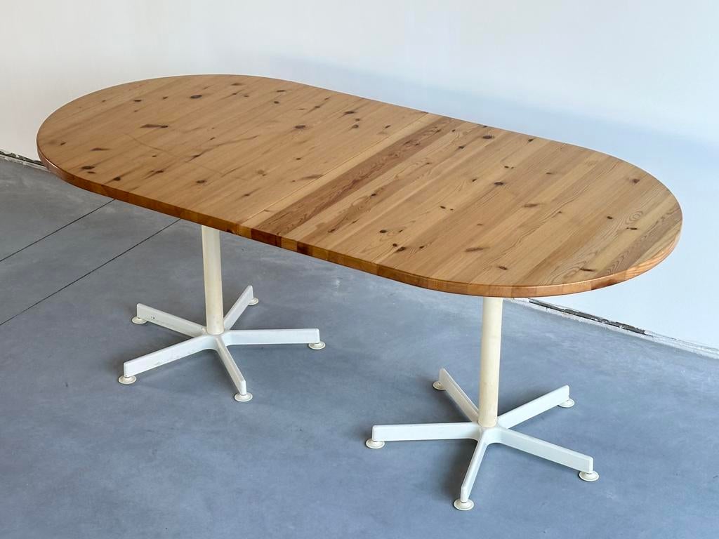 Scandinavische Eetkamertafel 1980s, Antiquités & Art, Antiquités | Meubles | Tables, Enlèvement