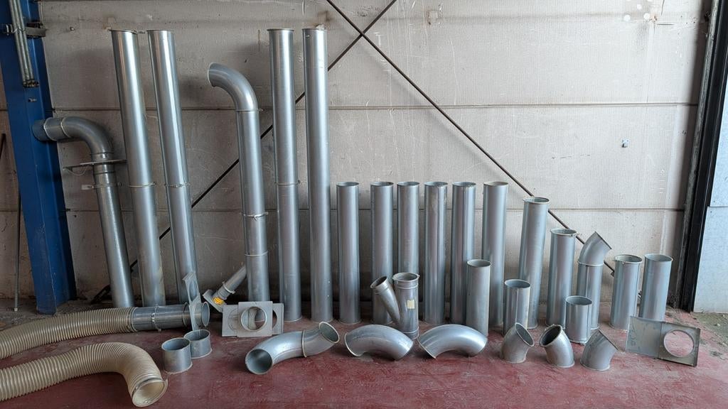 Buizen stofafzuiging Ø 150, Ophalen