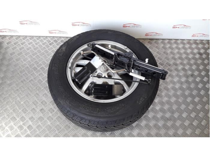 Kit de cric + Roue de secours d'un Landrover Vogue, -, 3 mois de garantie, Utilisé, -