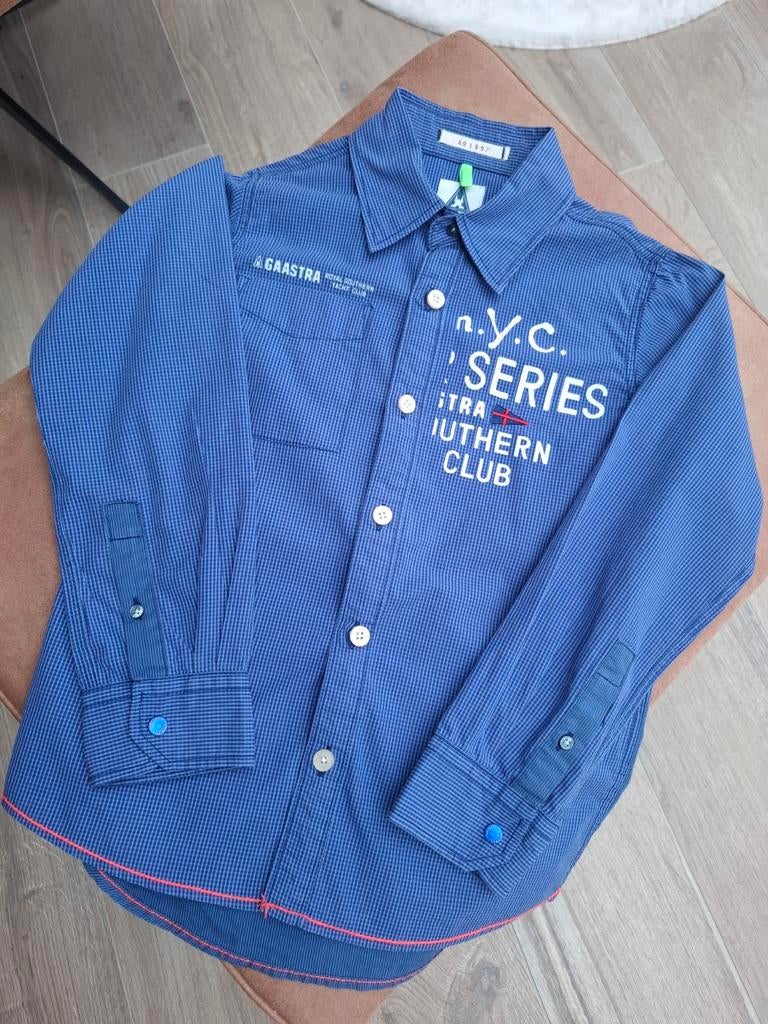 Hemd lange mouw gaastra maat 128, Kinderen en Baby's, Kinderkleding | Maat 128, Ophalen