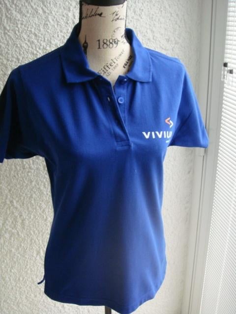 Polo bleu. Marque: "Printer Active Ladies". Taille 38/40, Vêtements | Femmes, Pulls & Gilets, Comme neuf, Taille 38/40 (M), Bleu