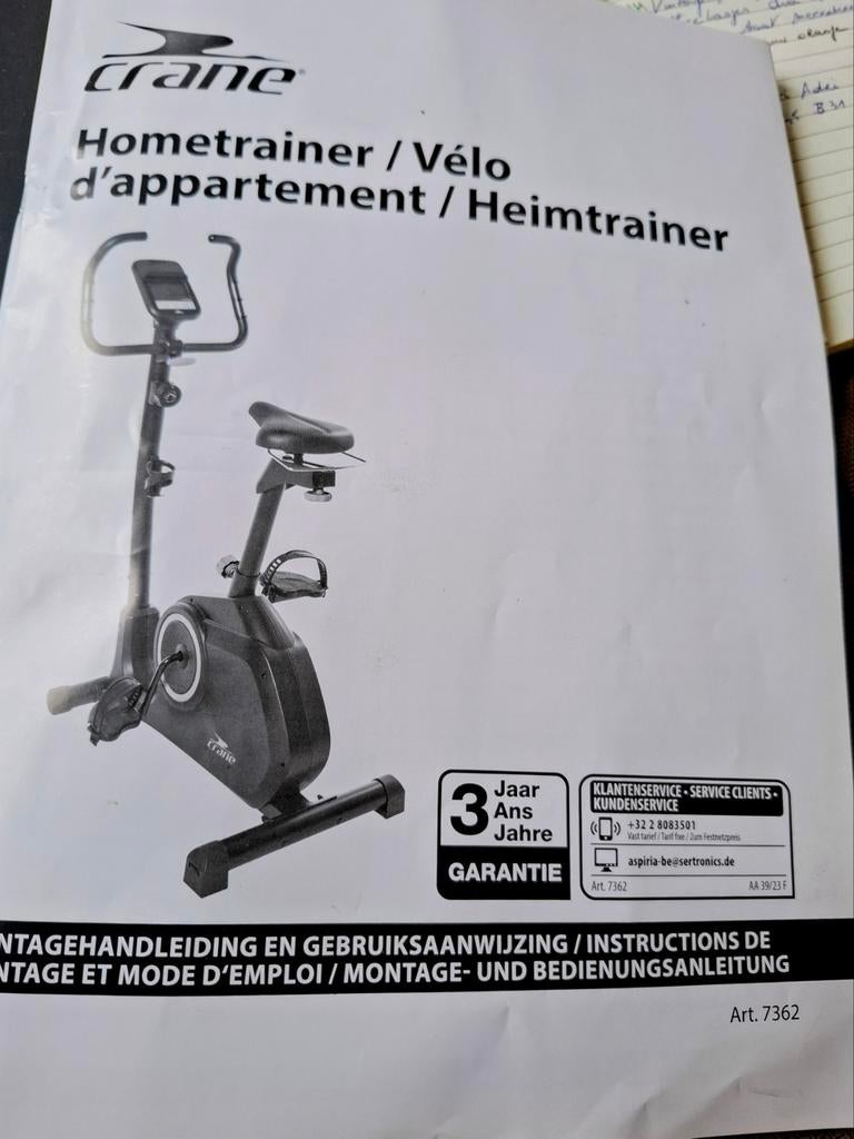 Hometrainer, Crane, weing gebruikt, als nieuw, Ophalen, Zo goed als nieuw