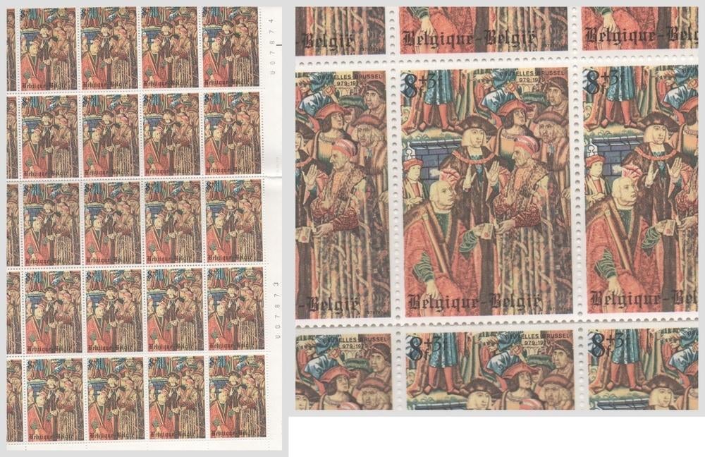 1979 Légende du Sablon O.L.V. 8 3 Fr, Envoi