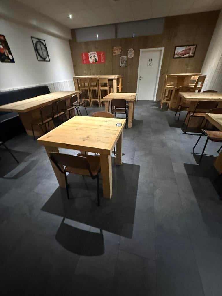 Steigerhouten tafels, Ophalen, Gebruikt, Meubilair