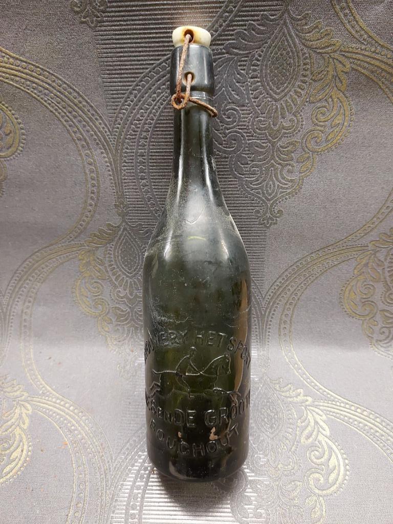 Ancienne Bouteille Brasserie The Sport Bouchout Boechout Anv, Collections, Marques & Objets publicitaires, Enlèvement ou Envoi