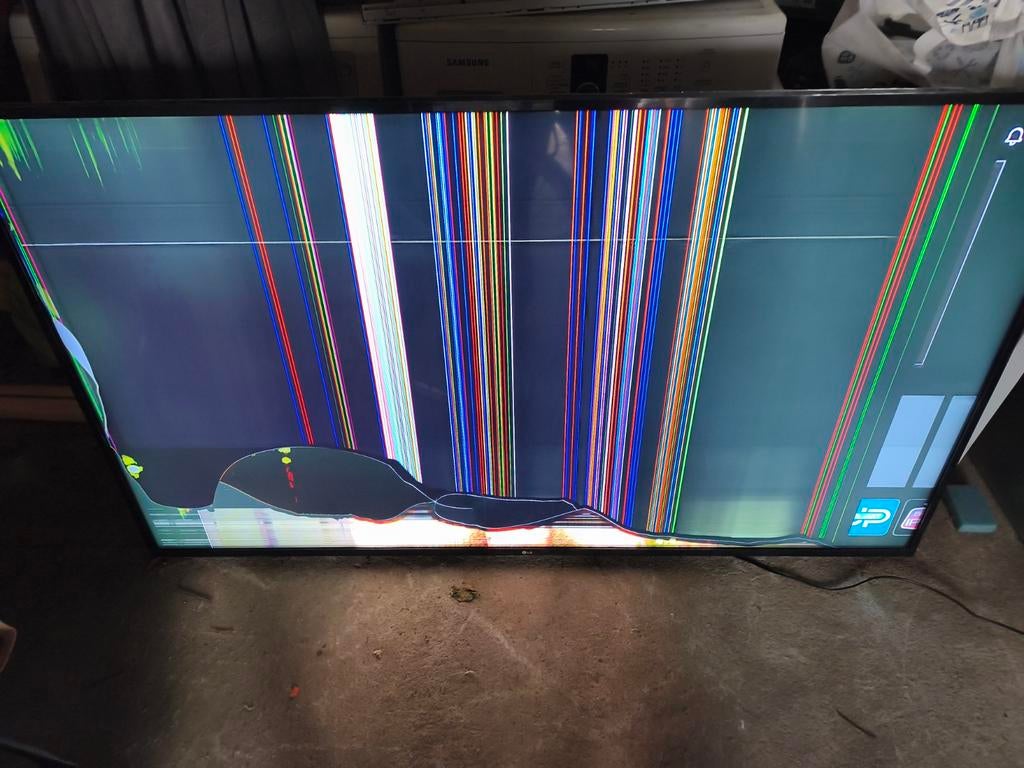 Grand téléviseur intelligent LG Android. Brisé, Enlèvement, LG, Smart TV