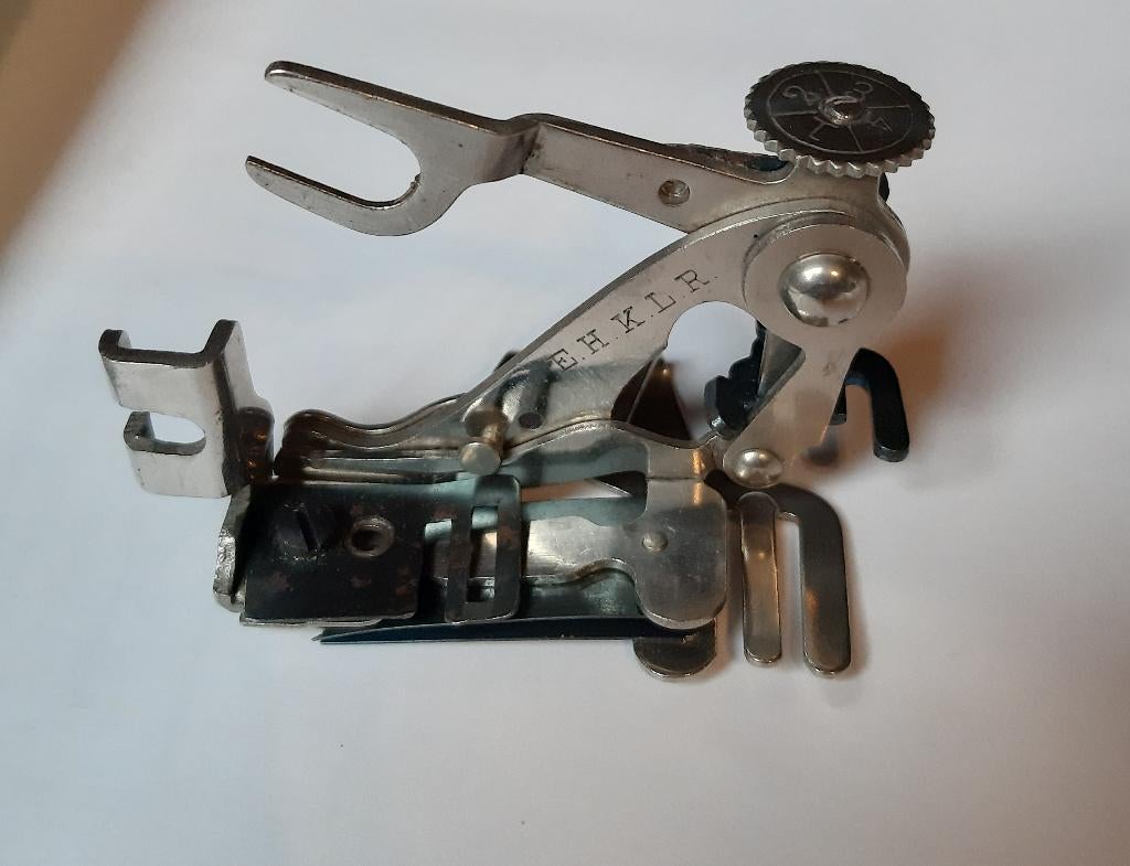 Antieke rimpelvoet voor naaimachine Pfaff - Greist, Antiek en Kunst, Ophalen of Verzenden