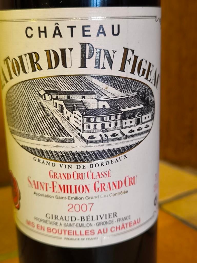 Saint-Émilion Grand Cru Classe 2007, Collections, Vins, Enlèvement ou Envoi, Pleine, Comme neuf, Vin rouge