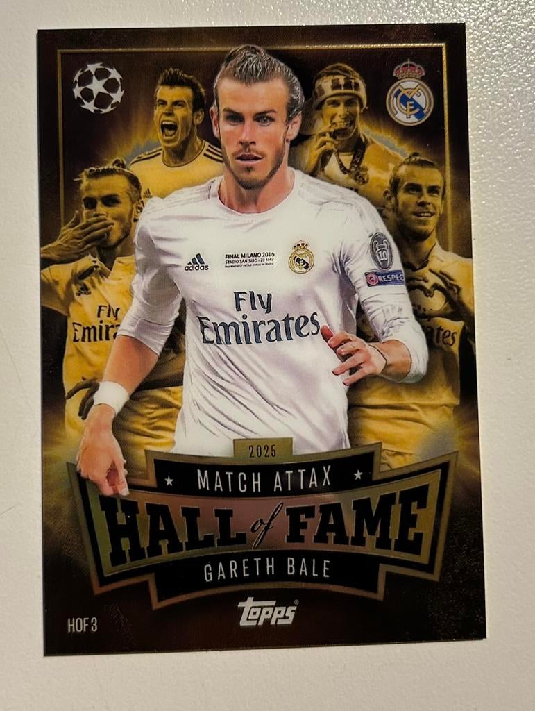 Topps Match Attax Gareth Bale ‘Hall of Fame’, Ophalen, Nieuw