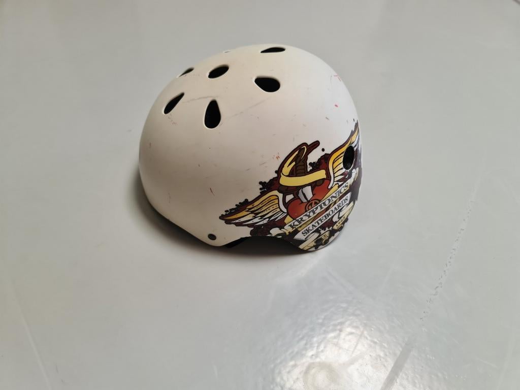 Casque Krypto - Sacred Hearts Skate/Stunt !, Vélos & Vélomoteurs, Enlèvement ou Envoi, Utilisé, L, Garçon ou Fille