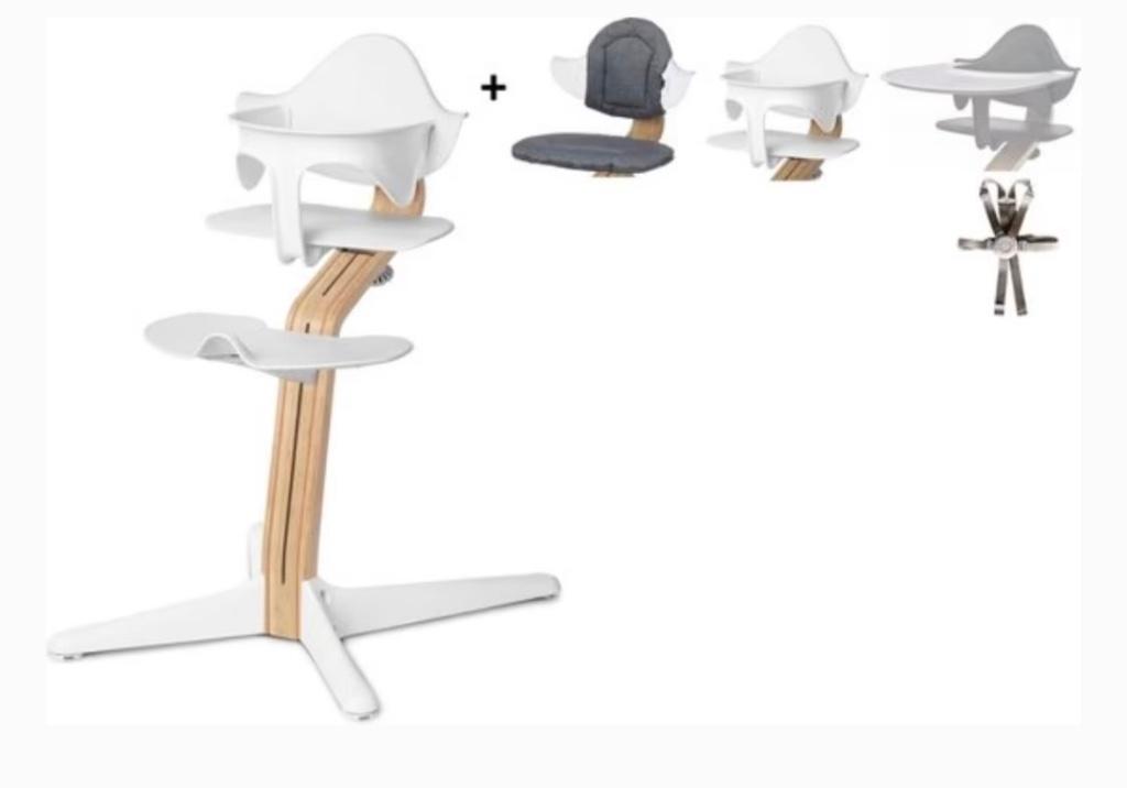 Stokke Nomi eetstoel, Kinderen en Baby's, Kinderstoelen, Ophalen, Zo goed als nieuw, Meegroeistoel, Gordel(s)