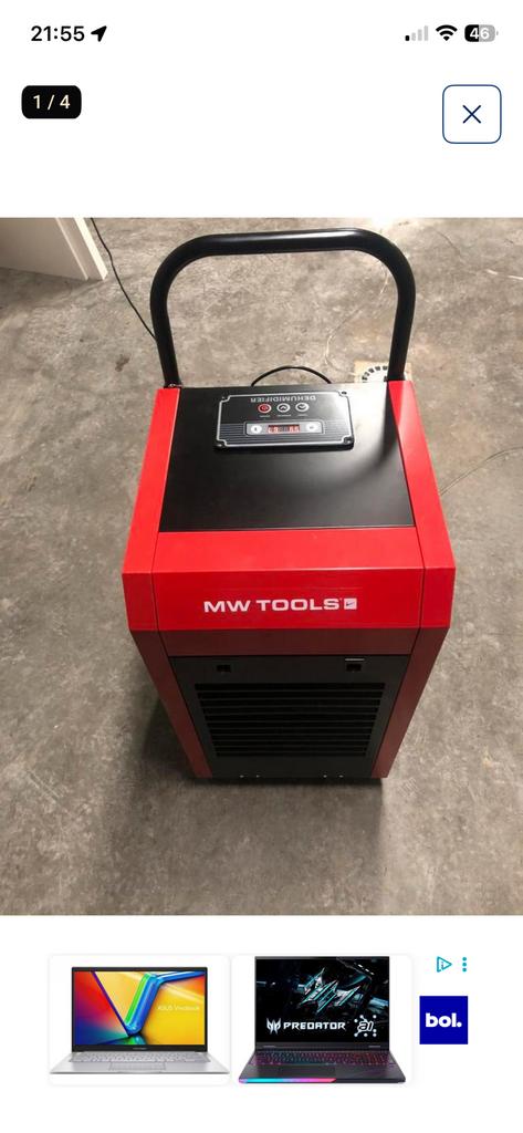 Séchoir de chantier à louer, Enlèvement