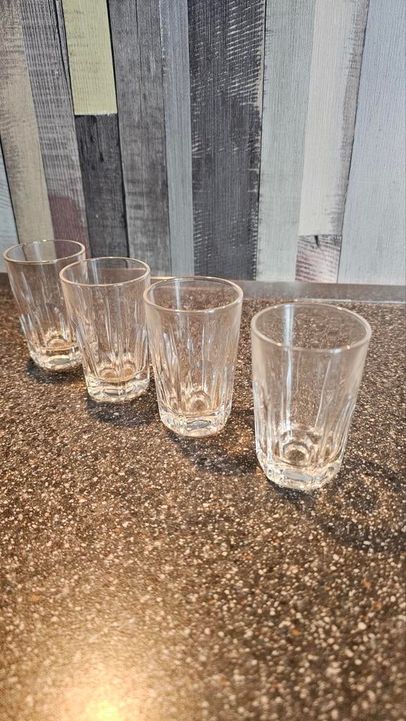 4 verres a rhum, liqueur, peket, shoot, Enlèvement ou Envoi