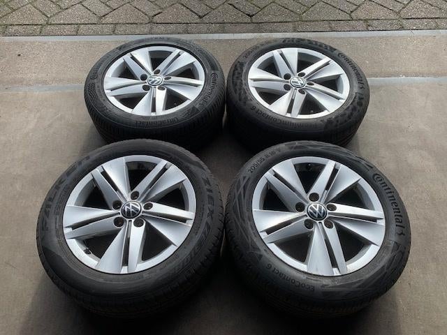 VW GOLF 5/6/7/8 CADDY NORFOLK VELGEN + BANDEN 205 55 R16, Auto diversen, Tuning en Styling, Ophalen of Verzenden