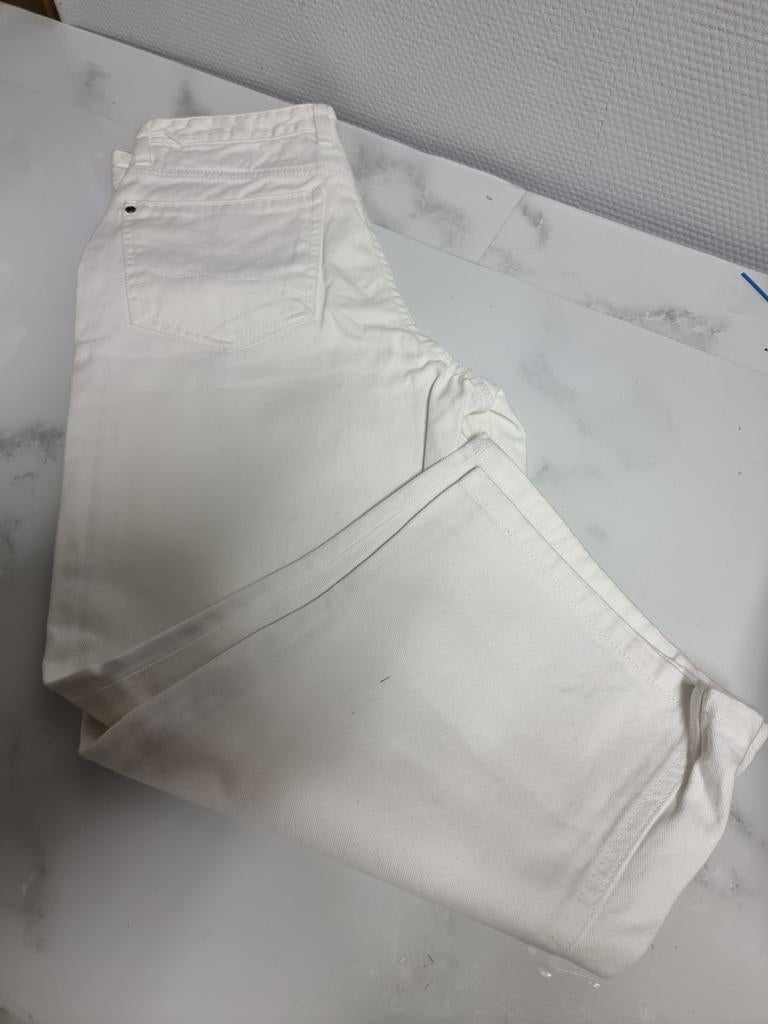 Splinternieuwe witte Jeansbroek zomerbroek !W 32 L 7 / 8 EM, Wit, Overige jeansmaten, Nieuw, Bleu Bonheur