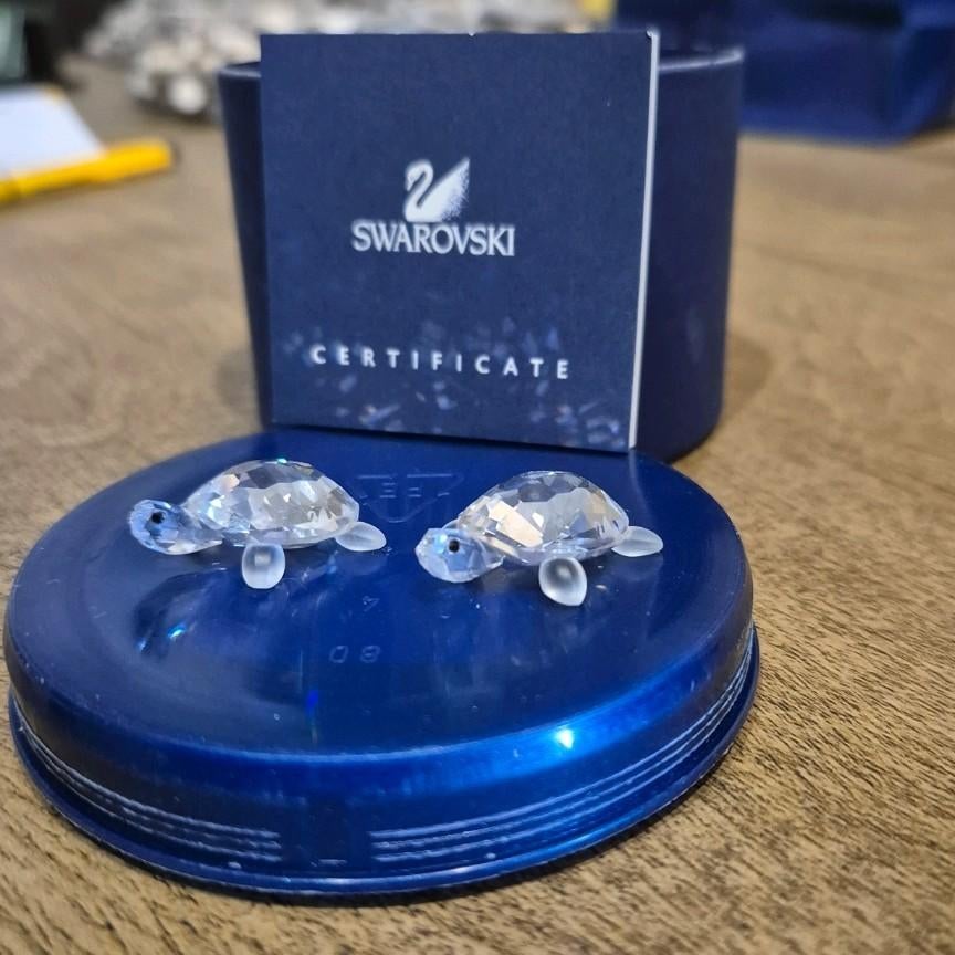 Swarovski duo jonge schildpadden, Verzamelen, Ophalen of Verzenden