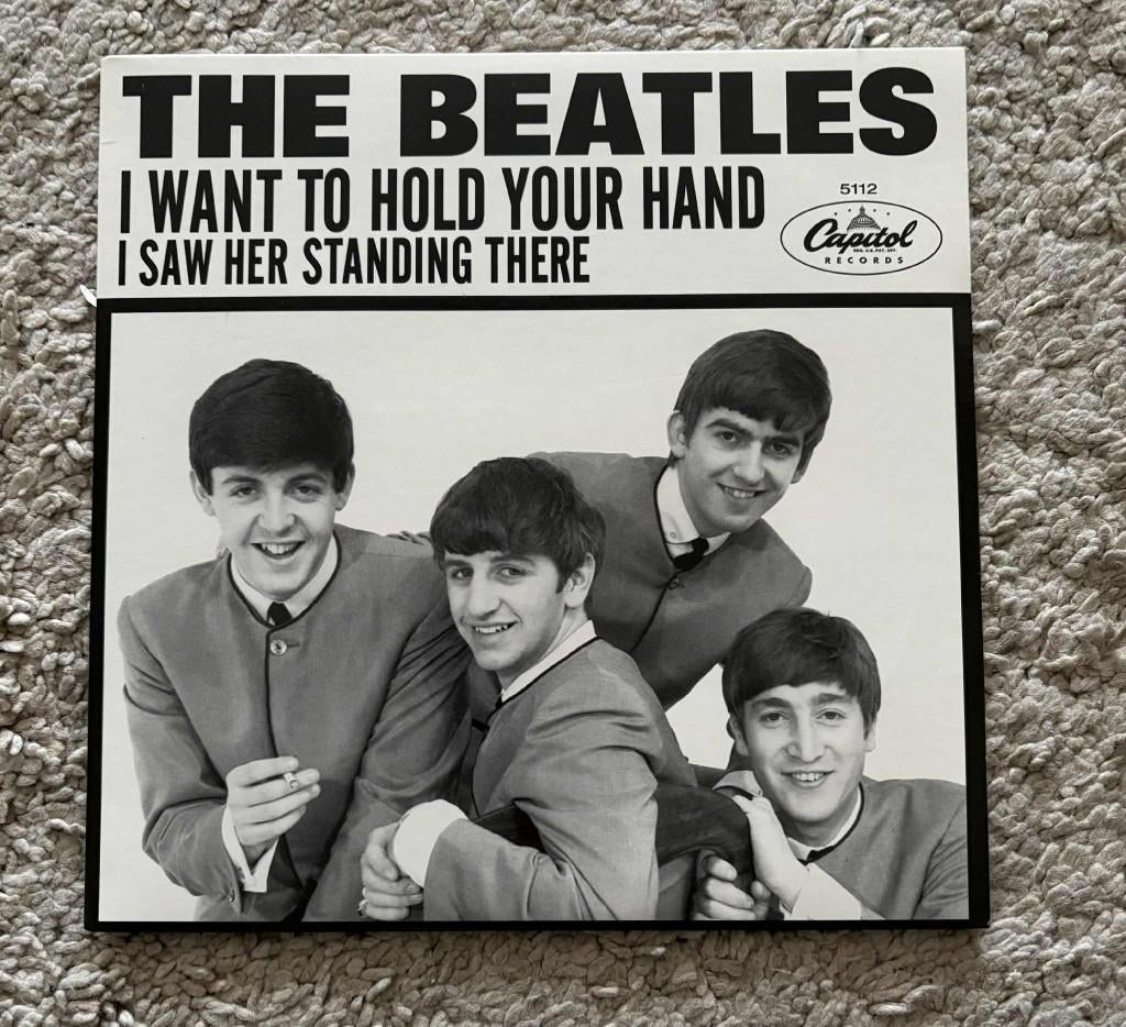 The Beatles - I Want To Hold Your Hand  (SV), Enlèvement ou Envoi, Comme neuf, Autres formats