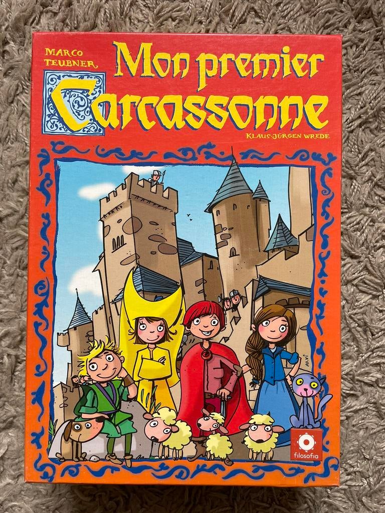Mijn eerste Carcassonne, Hobby en Vrije tijd, Gezelschapsspellen | Bordspellen, Ophalen, Zo goed als nieuw
