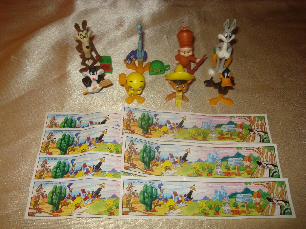 KINDER Looney Tunes Ancienne Série Complète 1997 + BPZ, Enlèvement ou Envoi, Comme neuf, Figurines