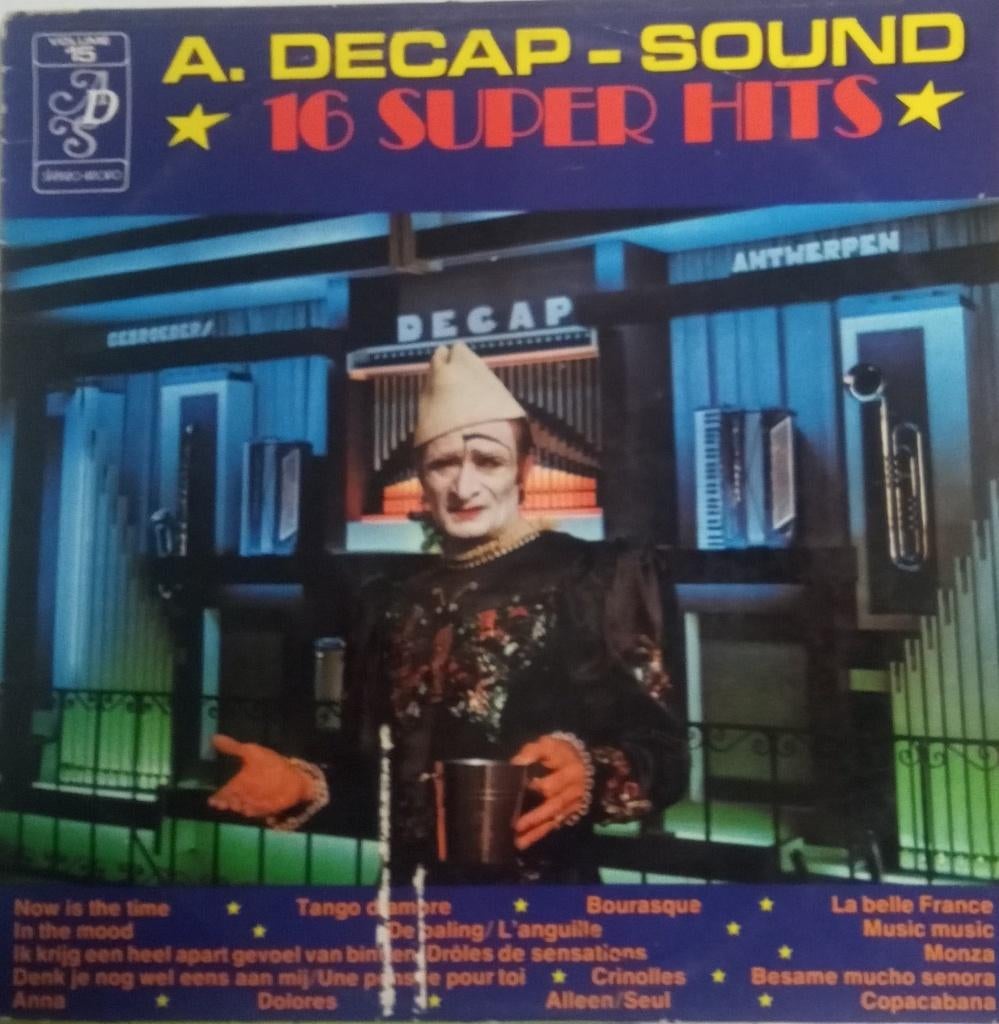 Orgel - A.Decap-Sound - 16 Super Hits Volume 15   - LP -, Ophalen of Verzenden