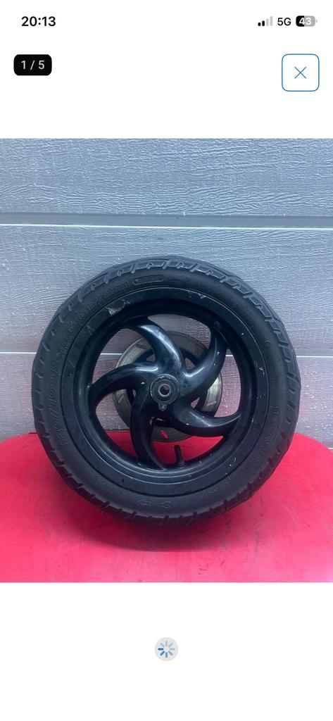 Gilera Runner - voorvelg met rem schijf, Verzenden, Blok