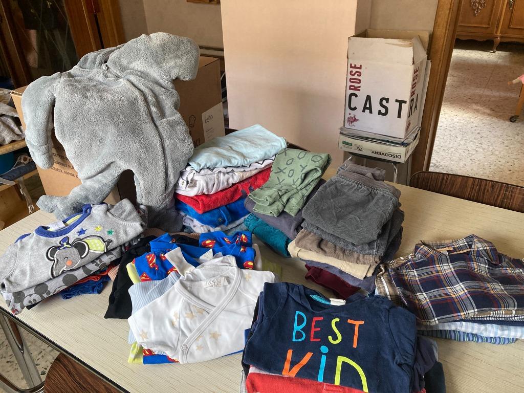 40 stuks jongens kleding maat 68, Kinderen en Baby's, Ophalen, Gebruikt, Overige maten