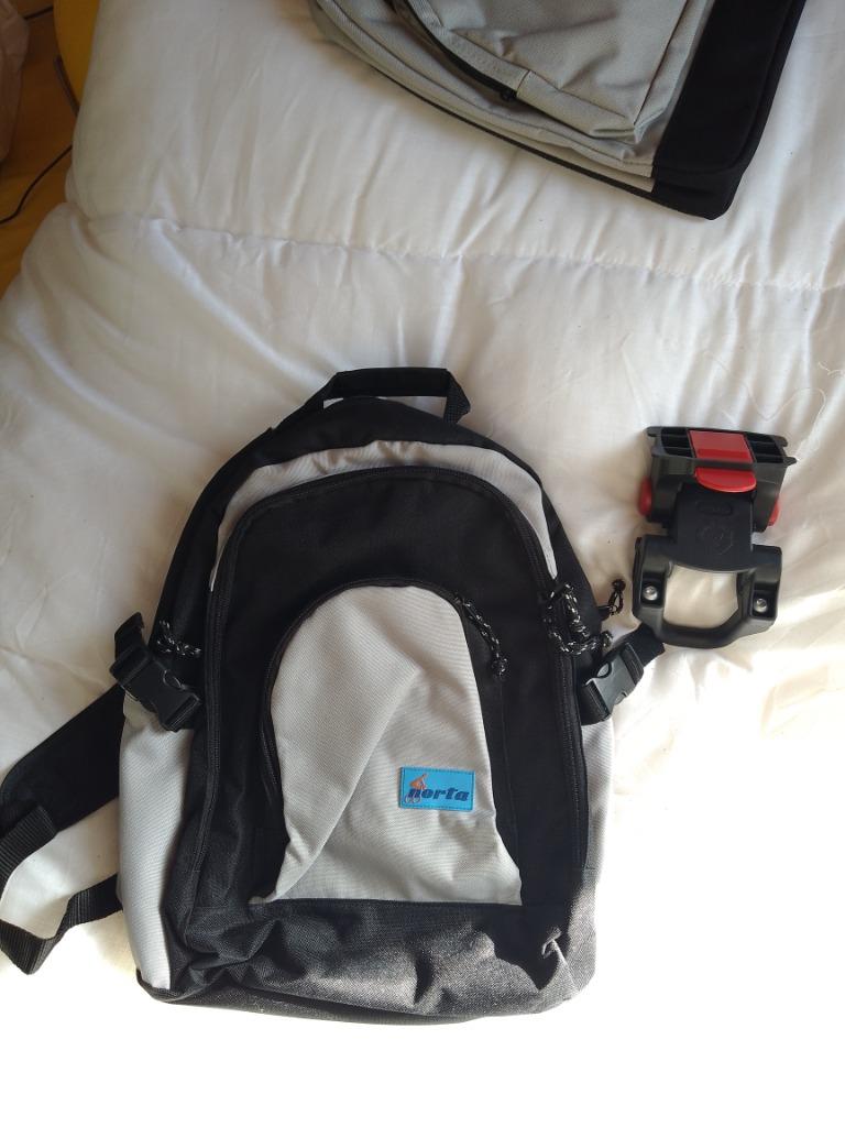 norta set met adapter clickfix stuurtas en rugzak, Fietsen en Brommers, Fietsaccessoires | Fietstassen, Ophalen of Verzenden, Nieuw