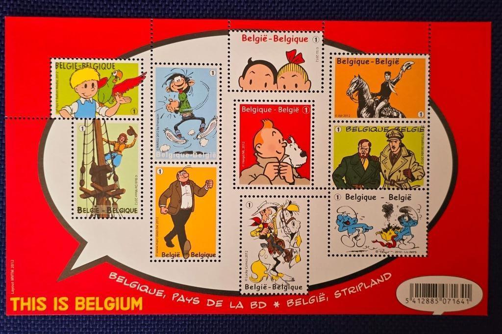 2012-This is Belgium-10 T X 1.63 E TARIF 2026- - Hergé, Envoi, Non oblitéré, Timbre-poste