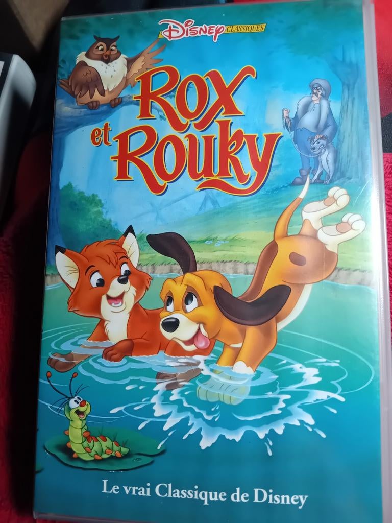 Originele VHS-tape „Rox and Rouky”, Alle leeftijden, Ophalen of Verzenden, Gebruikt, Overige genres