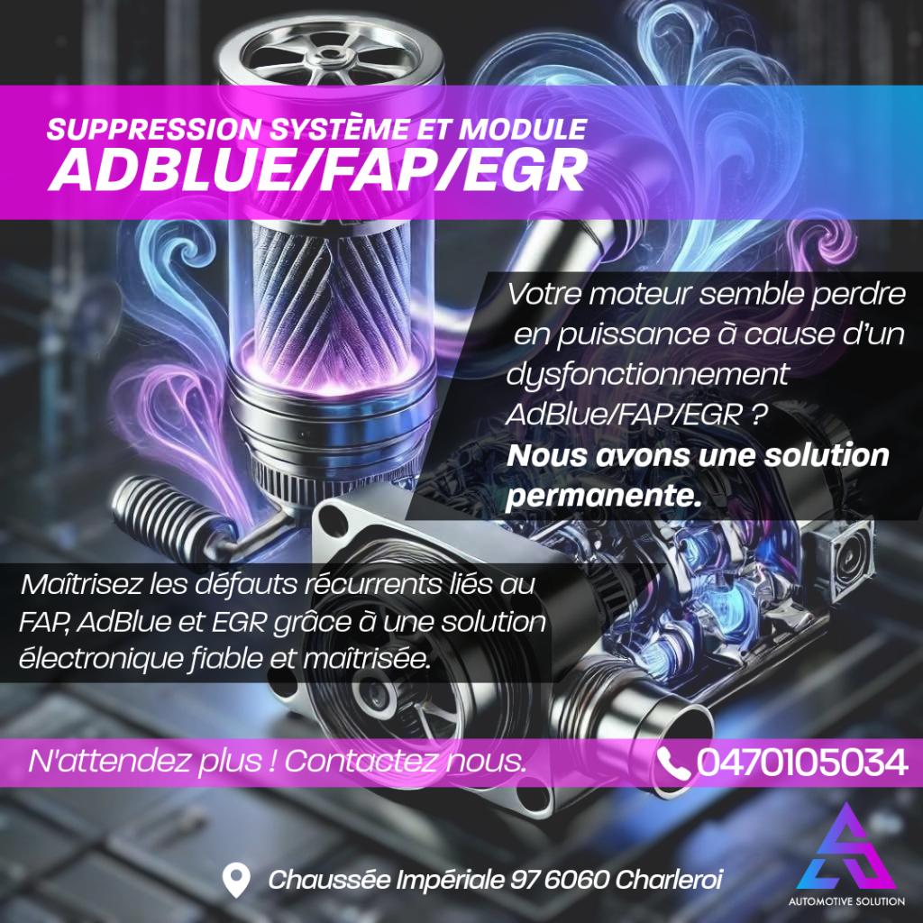 Suppression FAP | AdBlue | EGR, Service mobile, Entretien