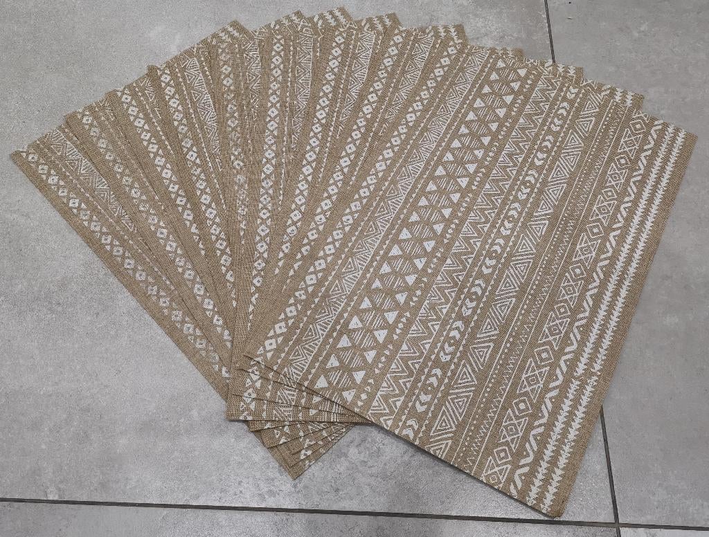 Geweven placemats (nieuw), Huis en Inrichting, Ophalen, Nieuw, Bruin, Placemat