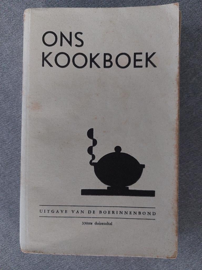 Ons Kookboek 1955  Goede staat, Boeken, Kookboeken, Ophalen of Verzenden, Gelezen, Nederland en België