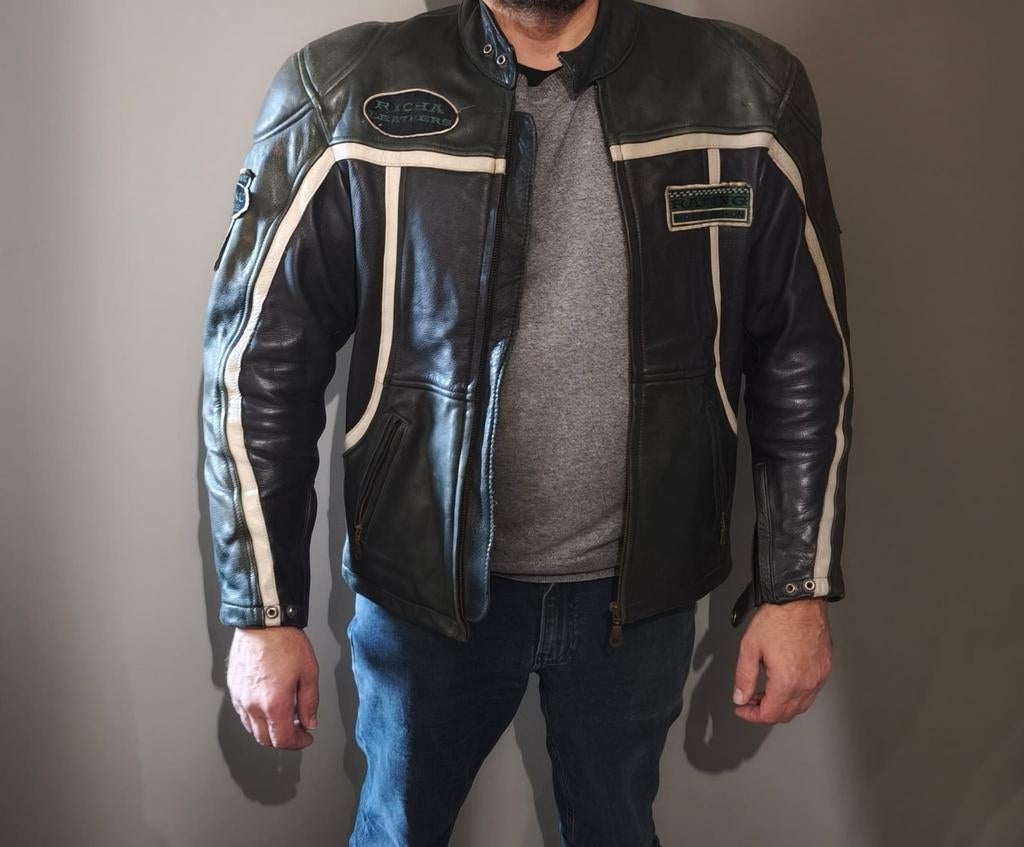 Blouson cuir de marque richa, Motos, Enlèvement