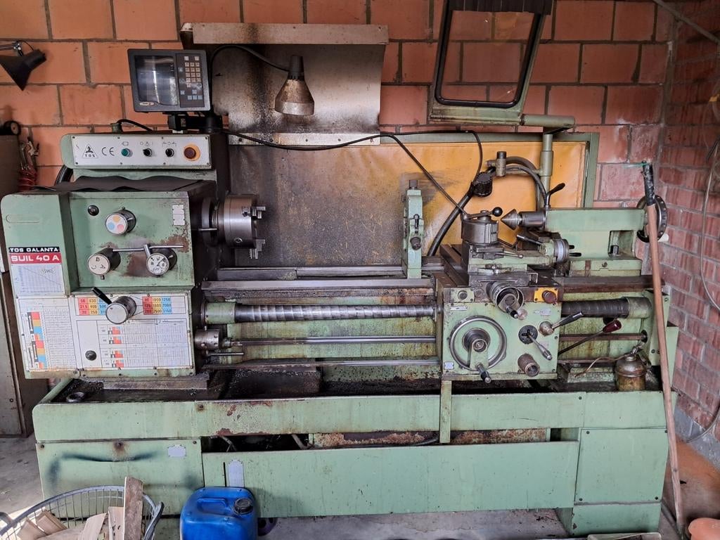 Draaibank met toebehoren, Doe-het-zelf en Bouw, Ophalen, Gebruikt